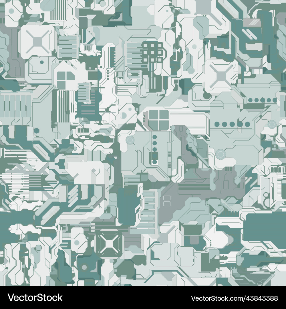 Cyberpunk Interface Background vector image