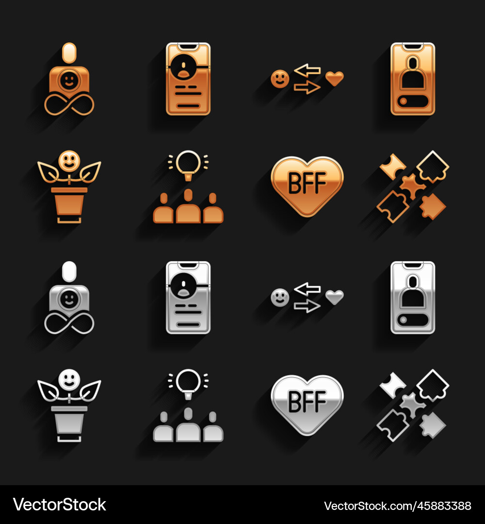 Set project team base incoming call on mobile Set project team base incoming call on mobile vector image