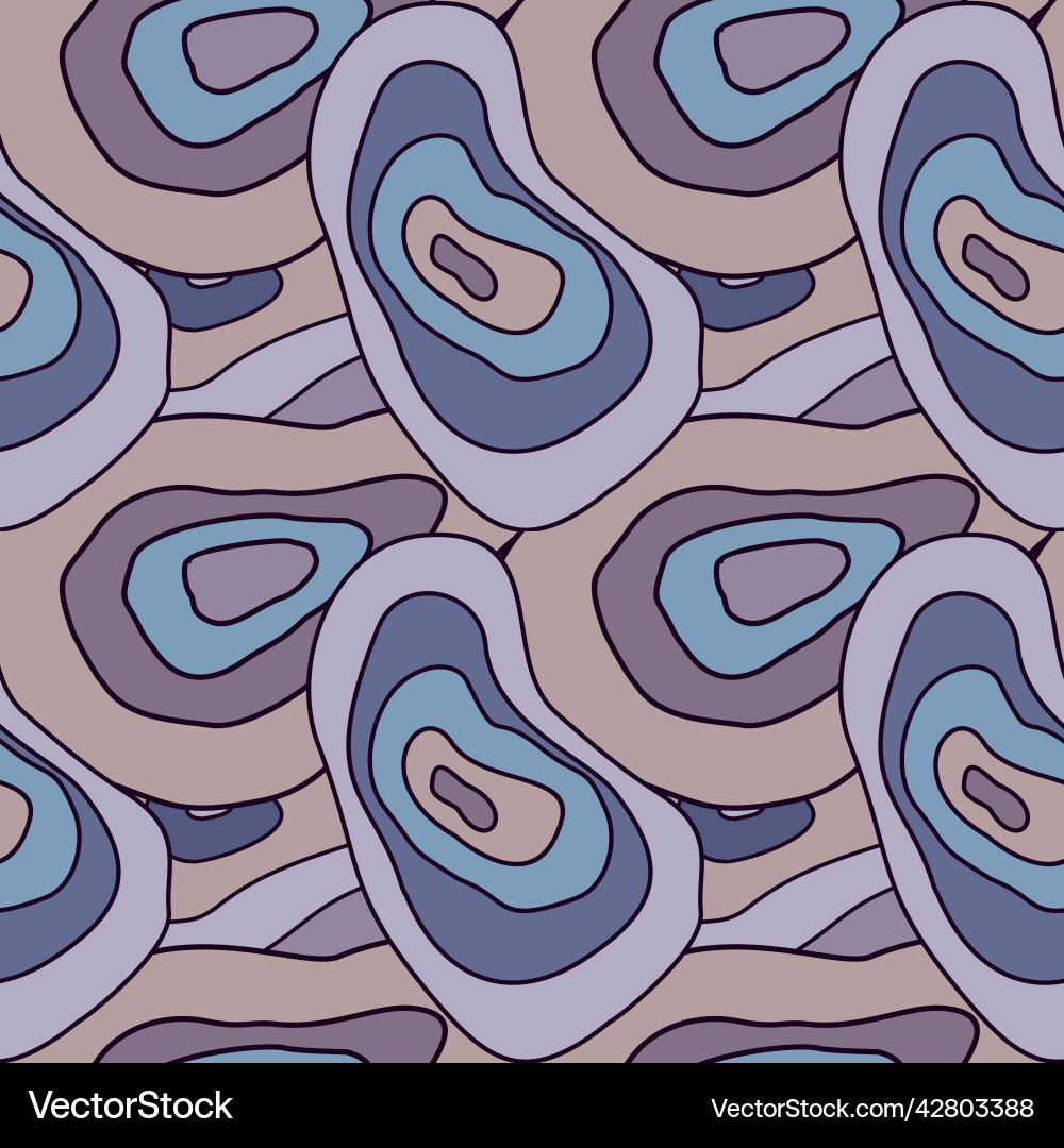Simple geometric seamless pattern with abstract Vector Image