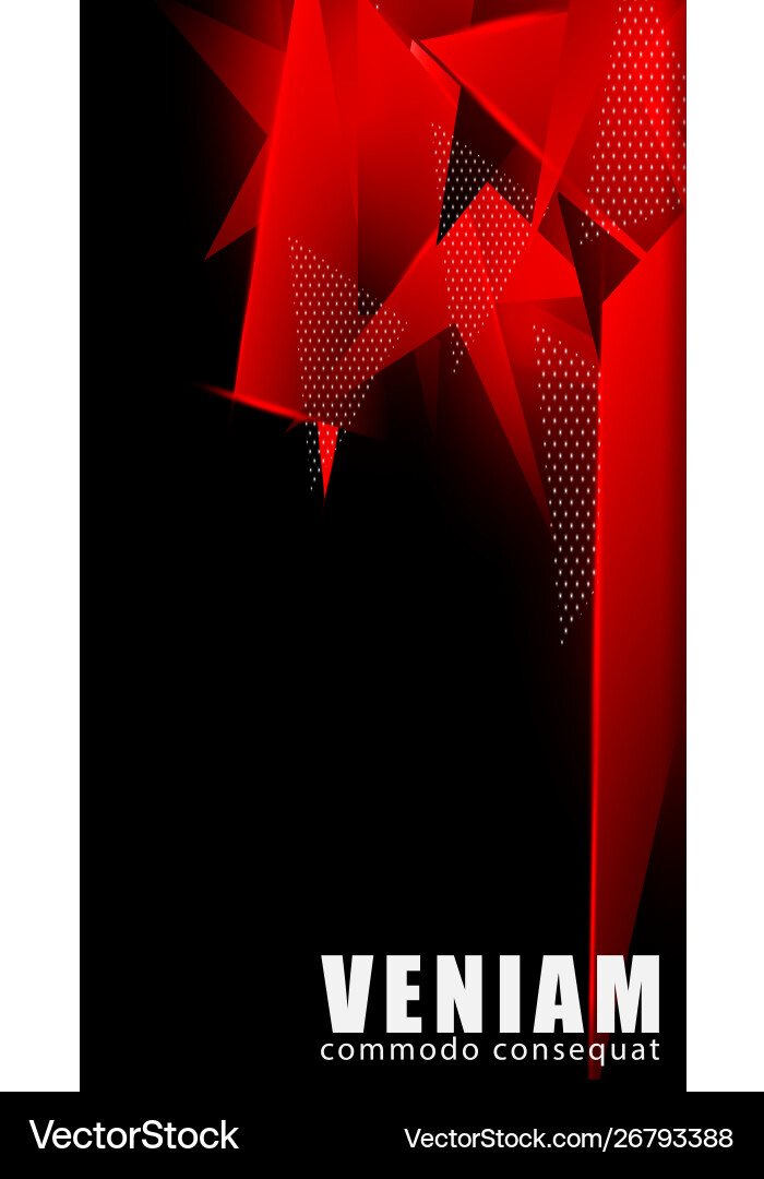 Triangular background abstract composition 3d Vector Image