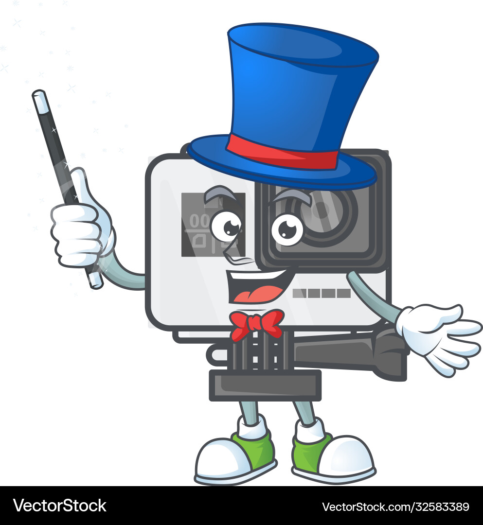 A character action camera performance vector image