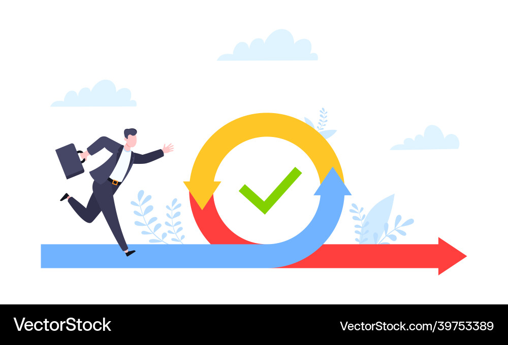 Agile development methodology business concept Agile development methodology business concept vector image