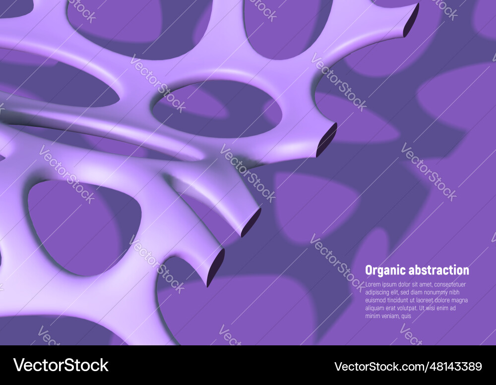 Artificial biologic fiber background with abstract Artificial biologic fiber background with abstract vector image