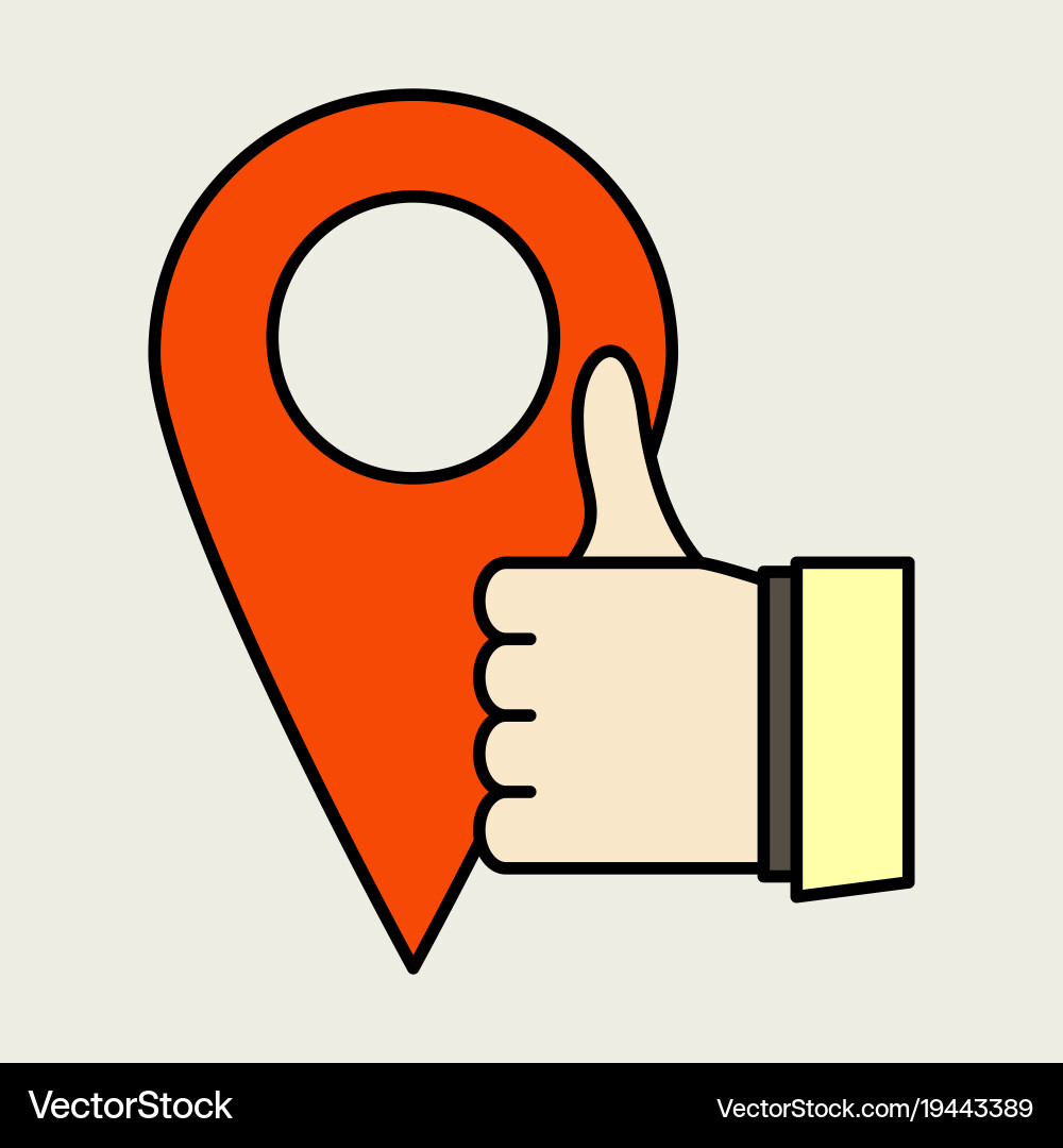 Like icon web pointer in eps 10 for webdesign Vector Image