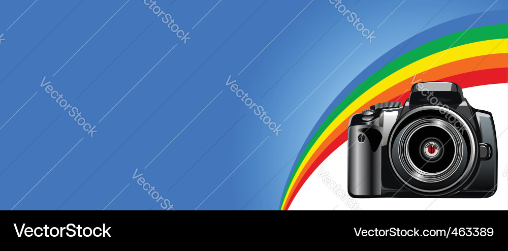 Modern Camera Shot Vector Image