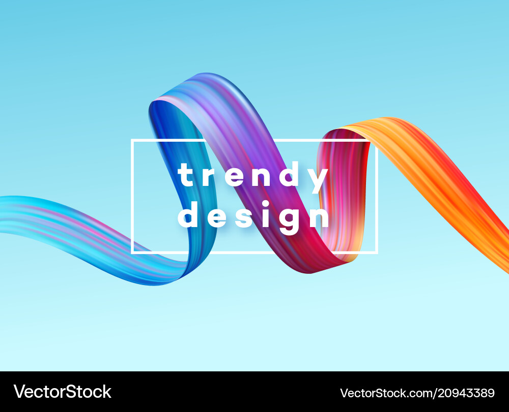 Moderne bunte Flow Poster Welle flüssige Form Moderne bunte Flow Poster Welle flüssige Form vektorbild