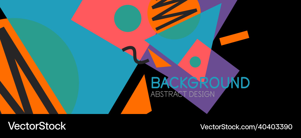Abstract background blocks lines triangles Abstract background blocks lines triangles vector image