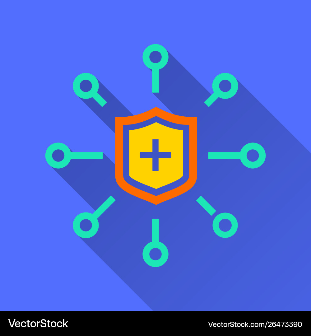 Data security - icon for graphic and web vector image