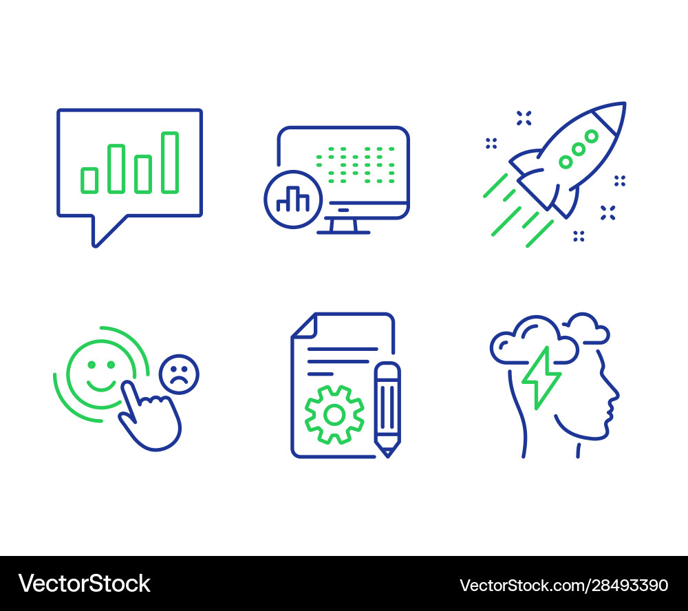 Documentation customer satisfaction and startup Documentation customer satisfaction and startup vector image