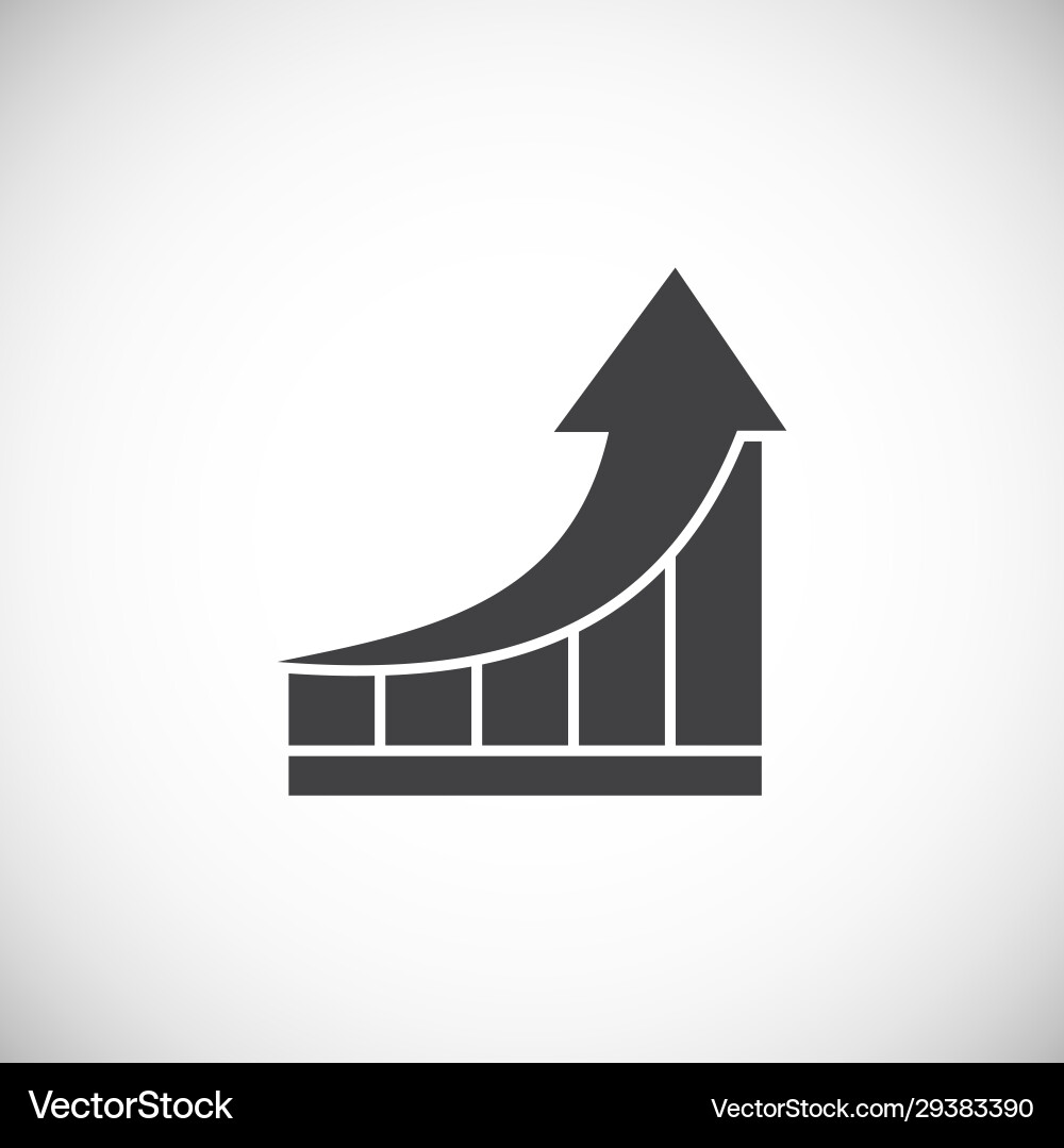High performance related icon on background Vector Image