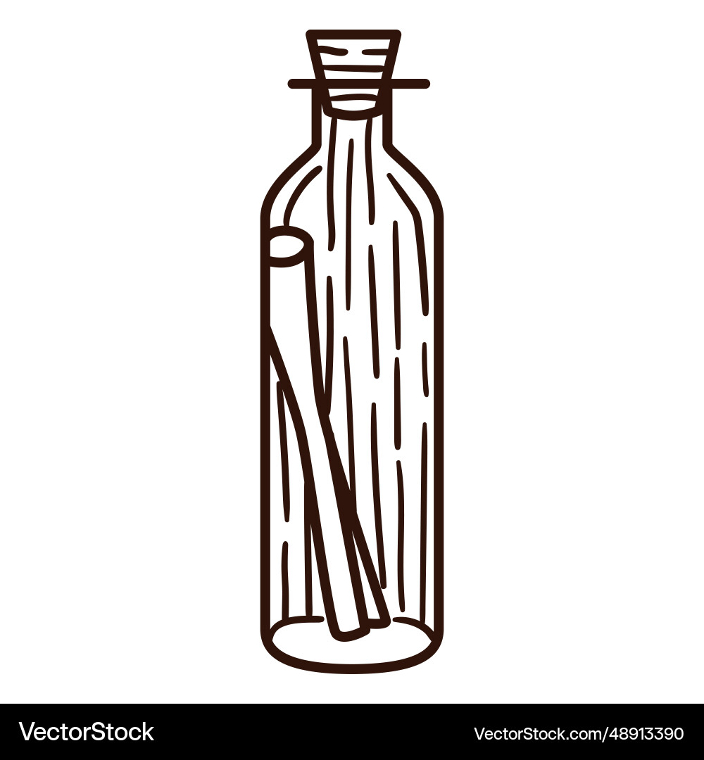 Message in bottle Message in bottle Vector Image