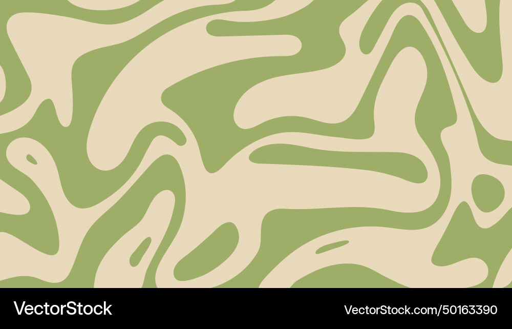 Retro groovy background with distorted wavy Retro groovy background with distorted wavy vector image