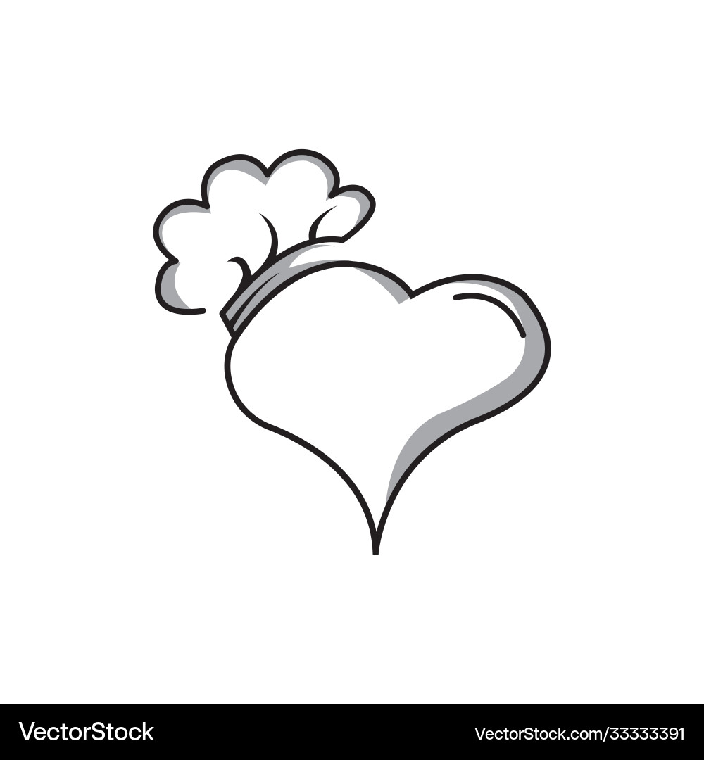 Chef Logo Liebe Clipart Design Chef Logo Liebe Clipart Design vektorbild