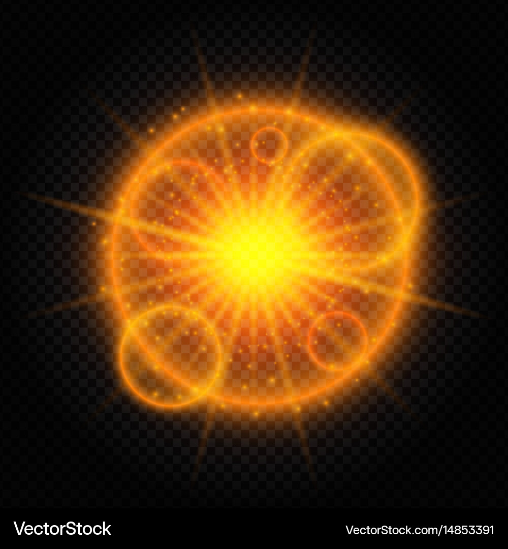 Dynamic Starburst Effect Background Vector Image