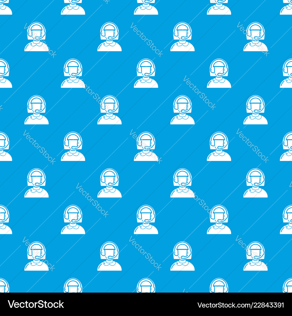 Operator Communication Pattern vector image