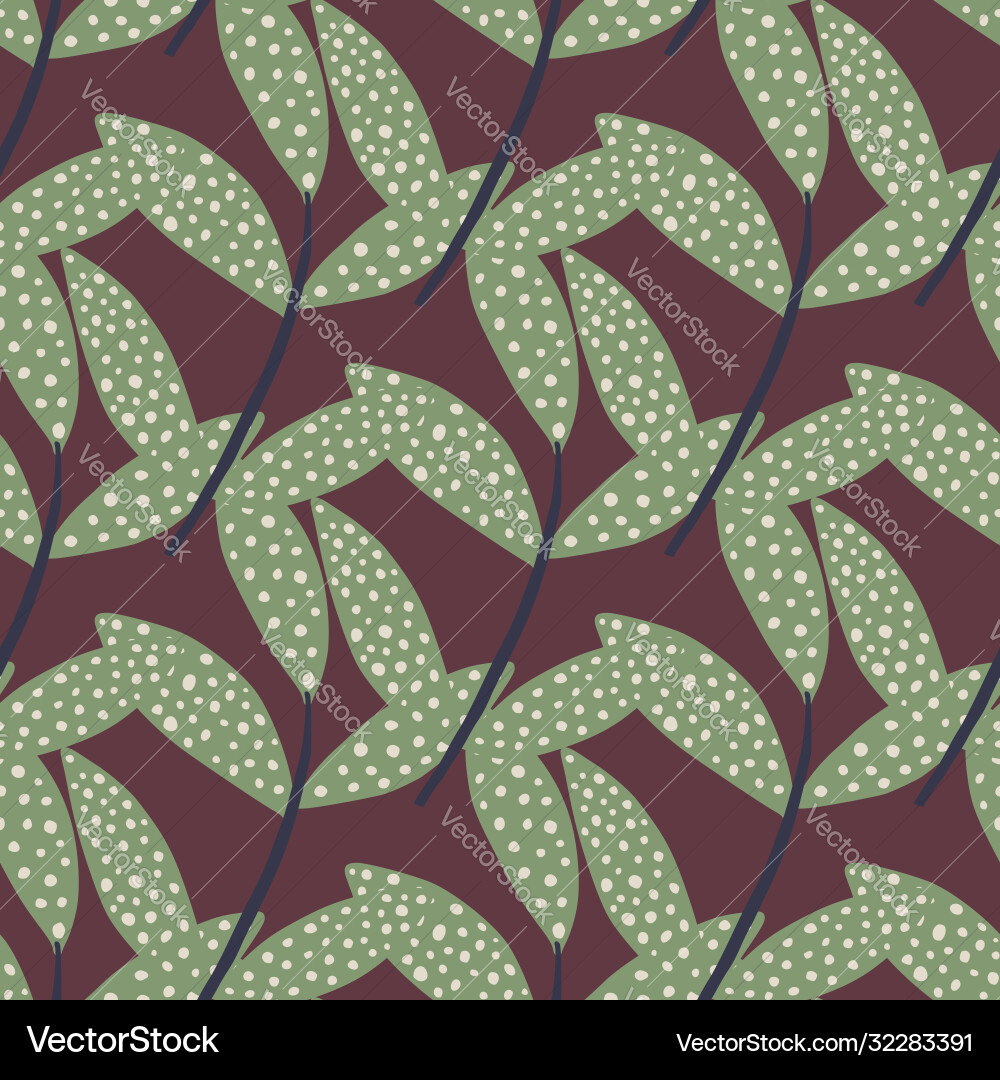 Seamless pattern with random green dotted Seamless pattern with random green dotted vector image