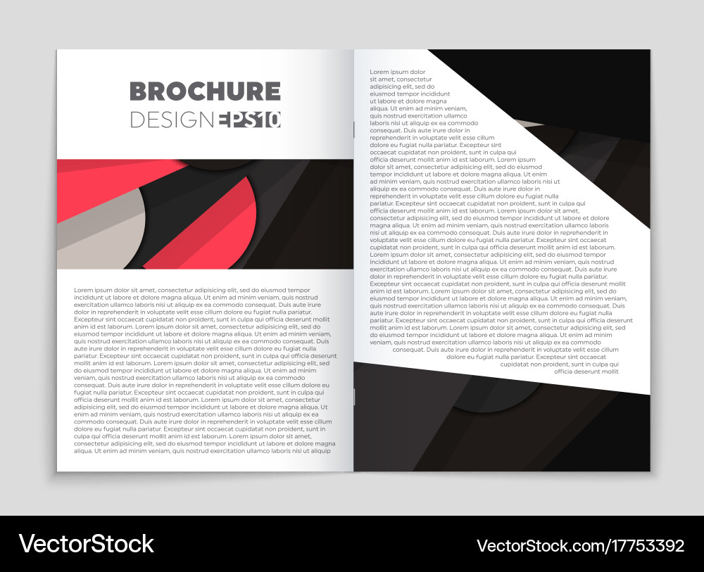 Abstract layout background set for art Vector Image