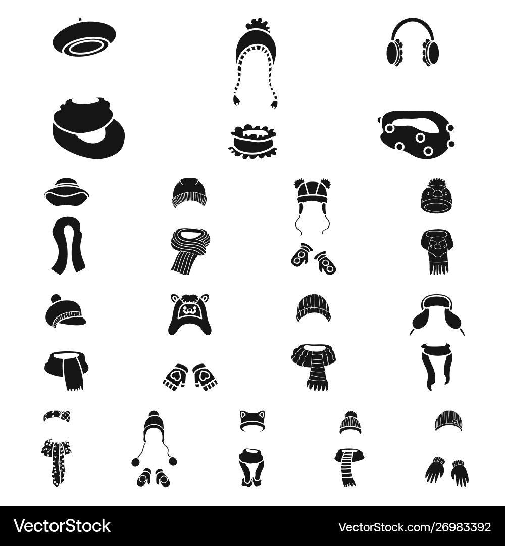 Isolated object fabric and weather icon set Isolated object fabric and weather icon set vector image