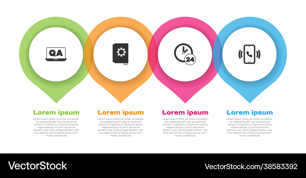 Set question and answer user manual clock 24 Set question and answer user manual clock 24 vector image