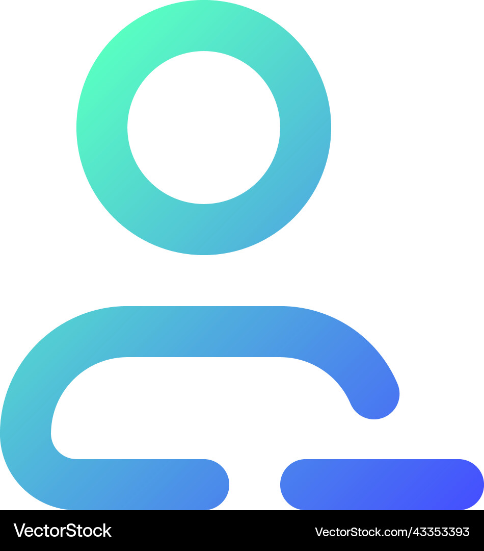 Remove contact pixel perfect gradient linear ui Remove contact pixel perfect gradient linear ui vector image