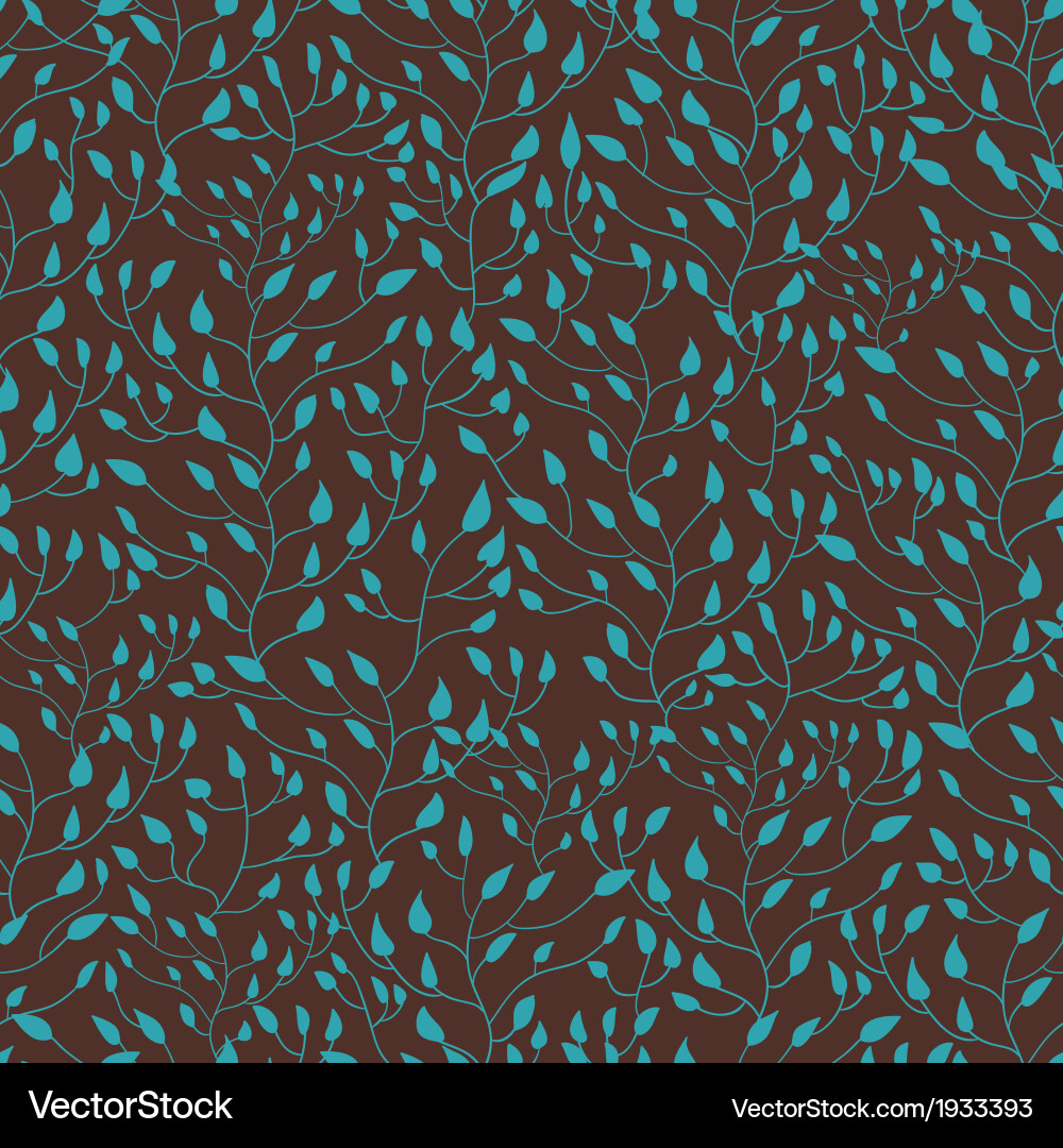 Seamless background with branches Vector Image