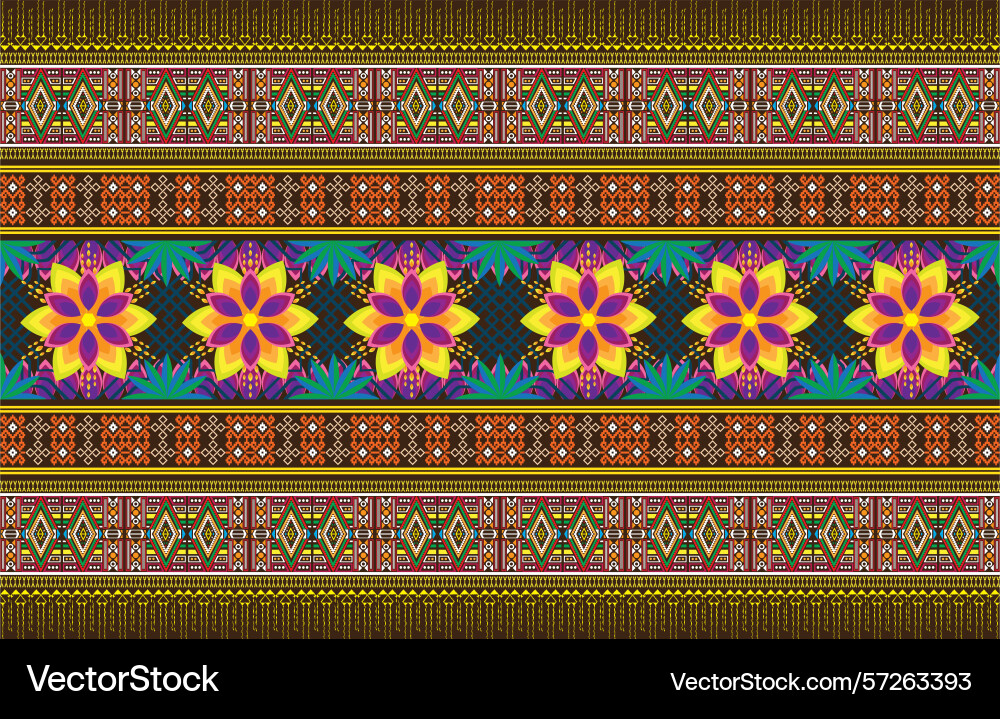 Seamless textures with ethnic patterns navajo Vector Image