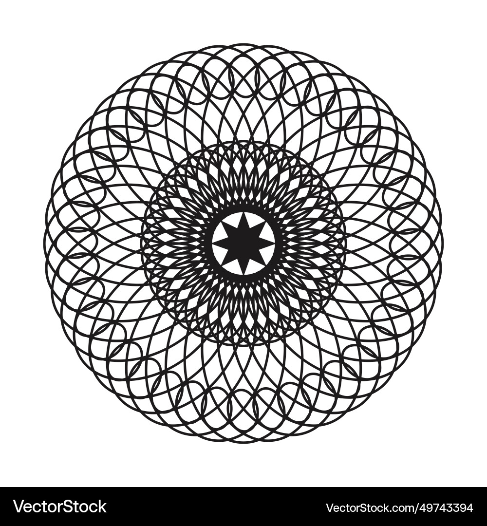 Abstract geometric spirograph background Abstract geometric spirograph background vector image