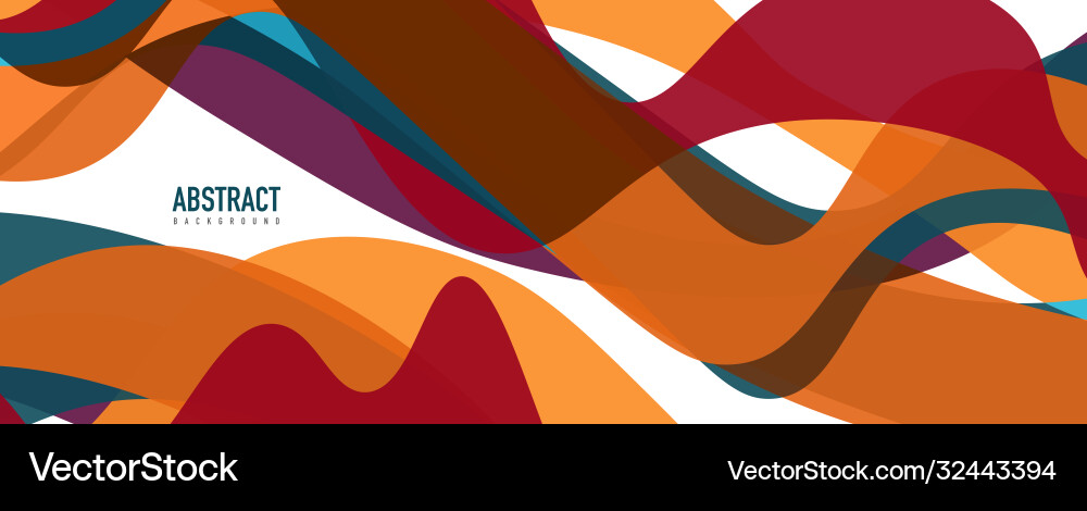 Fluid wave colorful abstract background dynamic Fluid wave colorful abstract background dynamic vector image