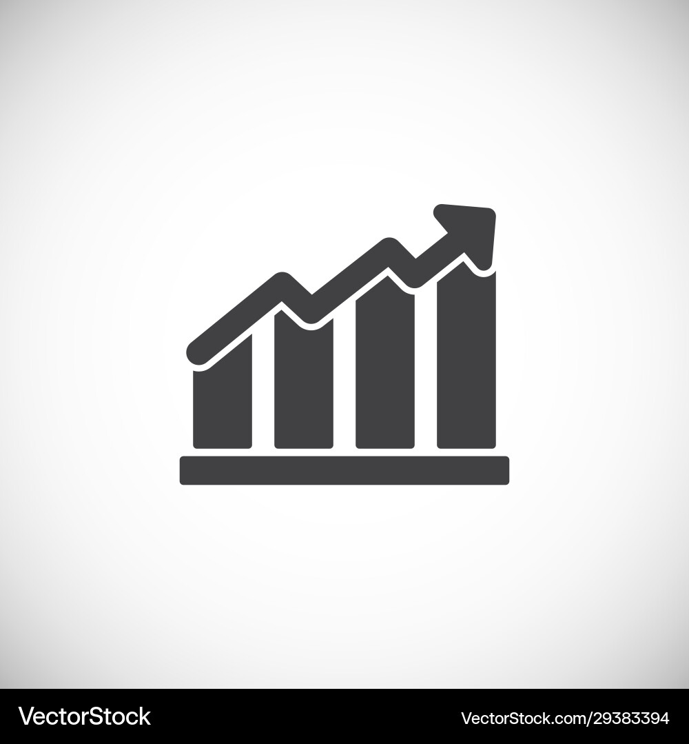 High performance related icon on background Vector Image