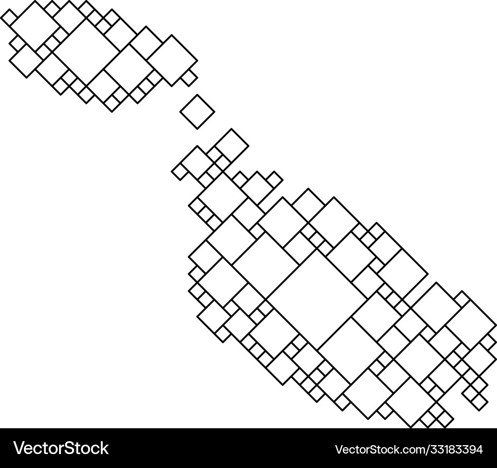 Malta map from black pattern a grid Malta map from black pattern a grid Vector Image