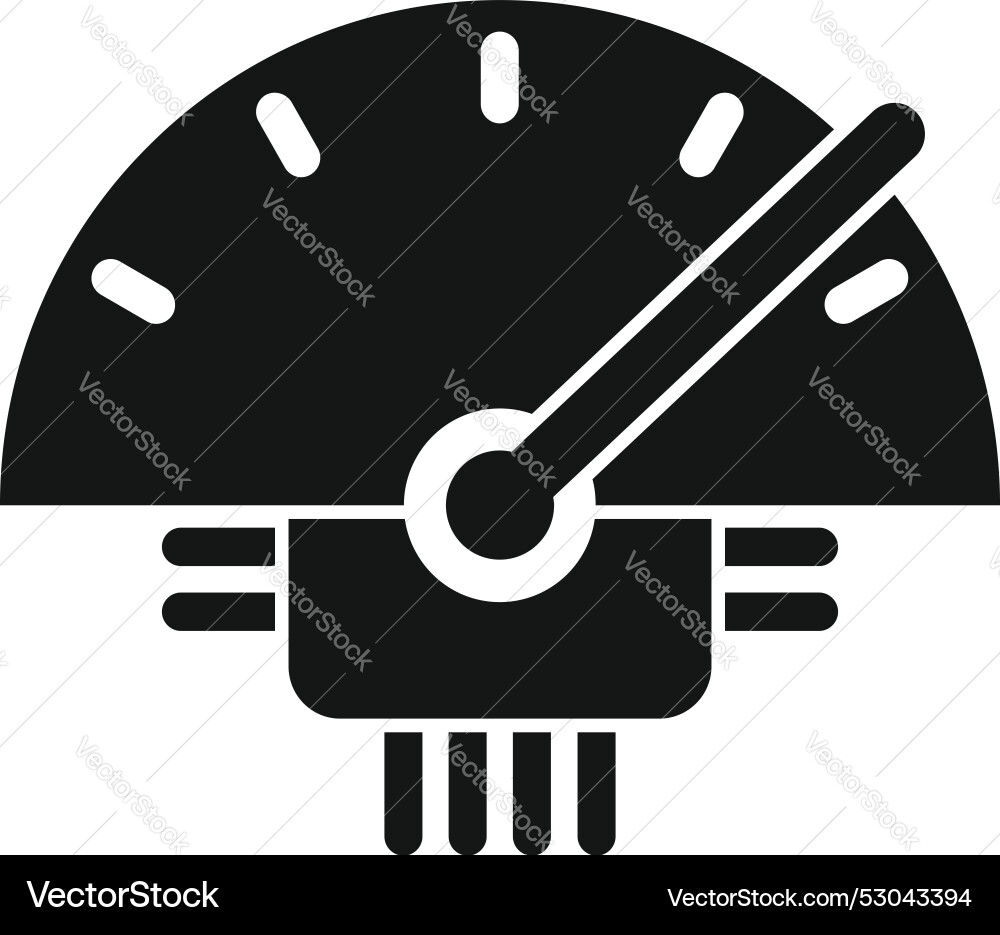 Speedometer showing increasing speed performance Speedometer showing increasing speed performance Vector Image