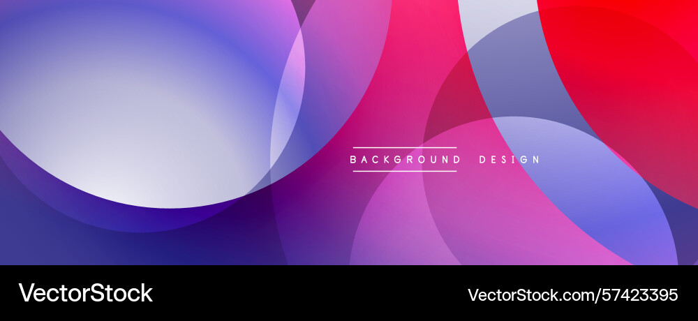 Abstract fluid shapes overlap creating vibrant Abstract fluid shapes overlap creating vibrant Vector Image