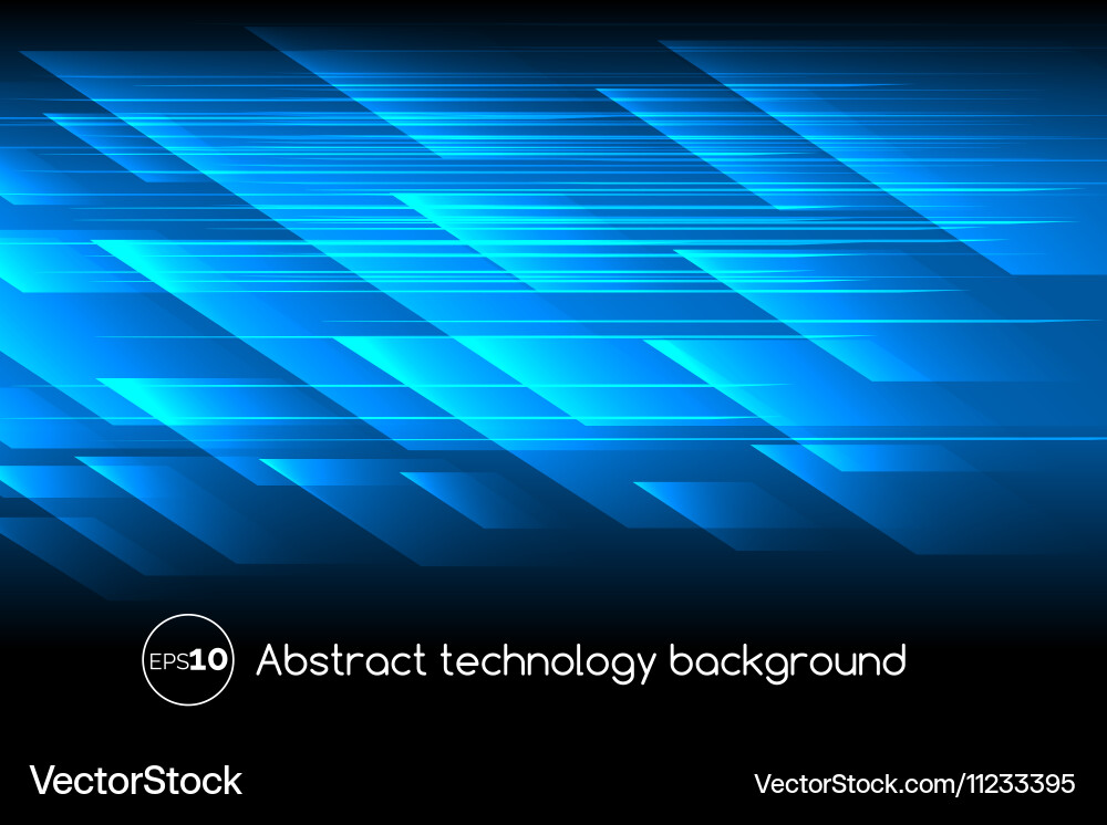 Dynamic Tech Background Vector Image