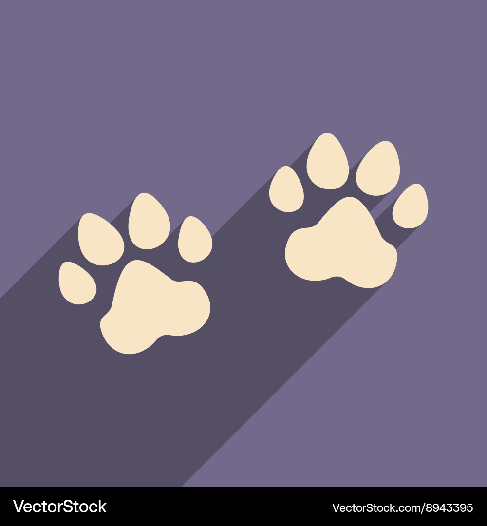 Flat with shadow icon and mobile application vector image