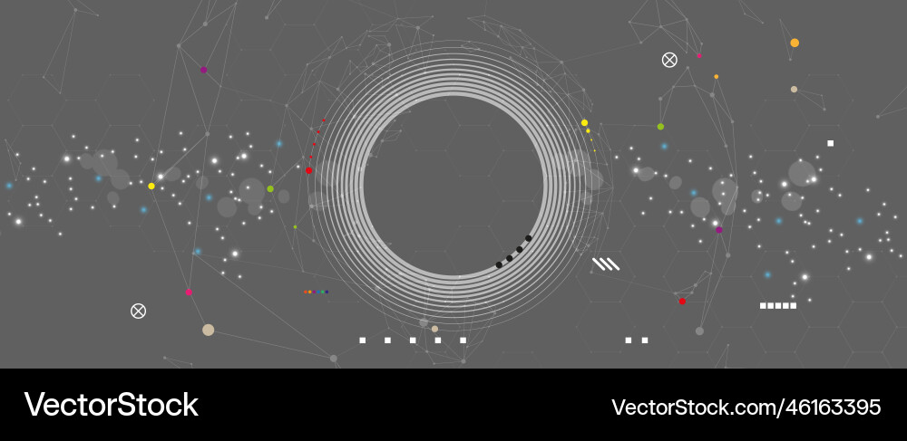 Technology data background idea of global Technology data background idea of global vector image