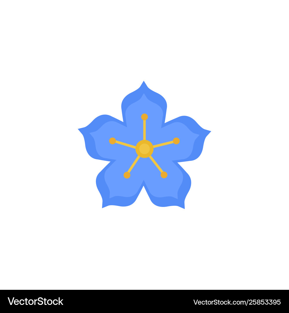 Universal flower icon to use in web and mobile ui Universal flower icon to use in web and mobile ui vector image