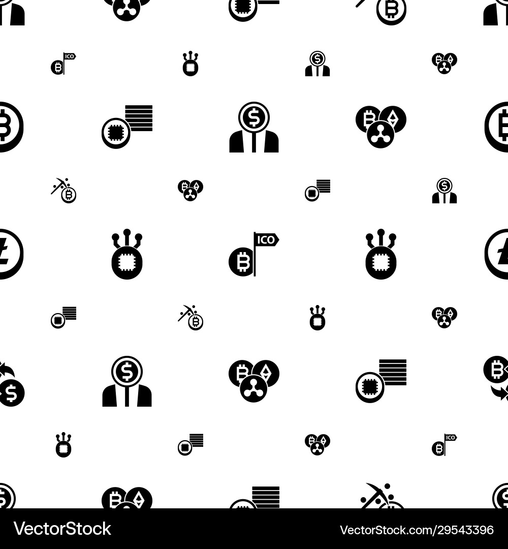 Exchange icons pattern seamless included editable Exchange icons pattern seamless included editable vector image