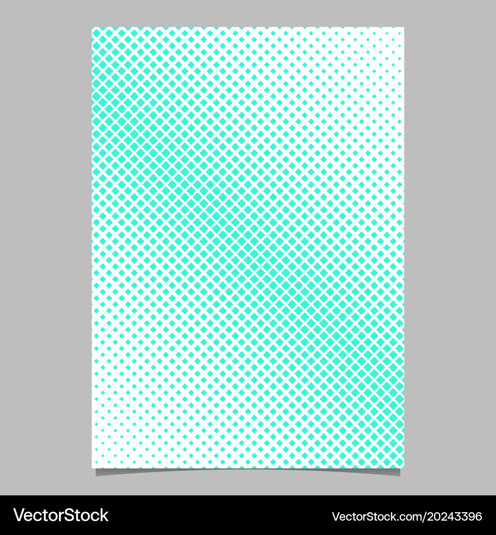 Halftone square background pattern page template vector image