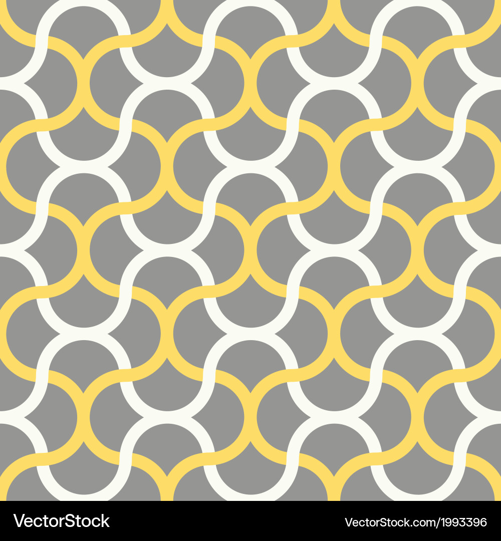 Interlocking Circular Pattern vector image