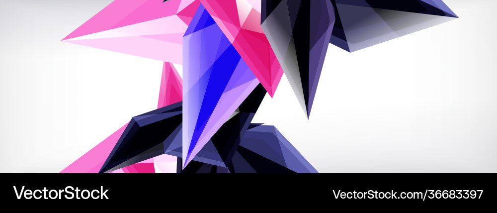 3d triangles and pyramids abstract 3d triangles and pyramids abstract Vector Image