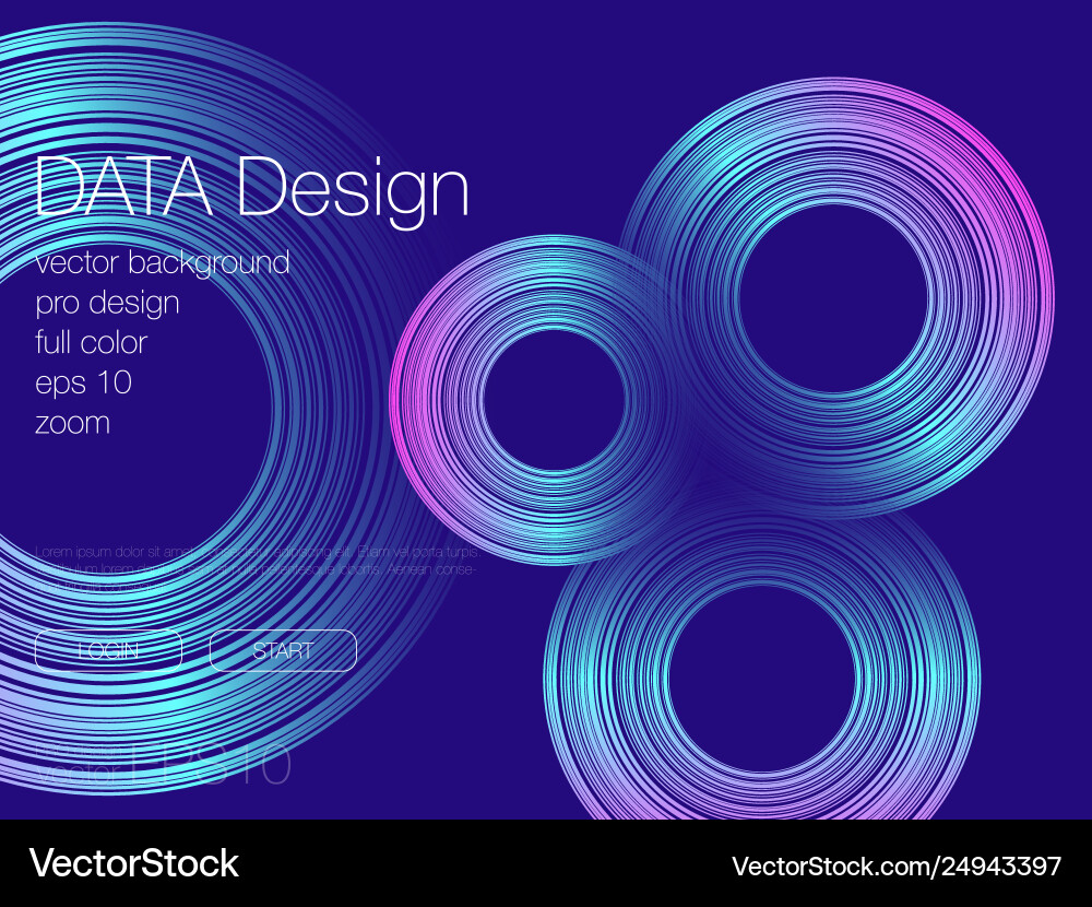 Abstract blend background template for web site vector image