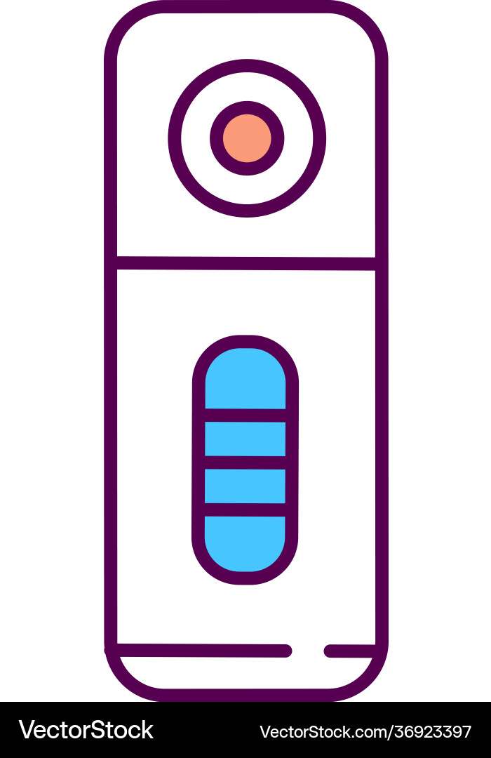 Antigen tests rgb color icon Antigen tests rgb color icon vector image