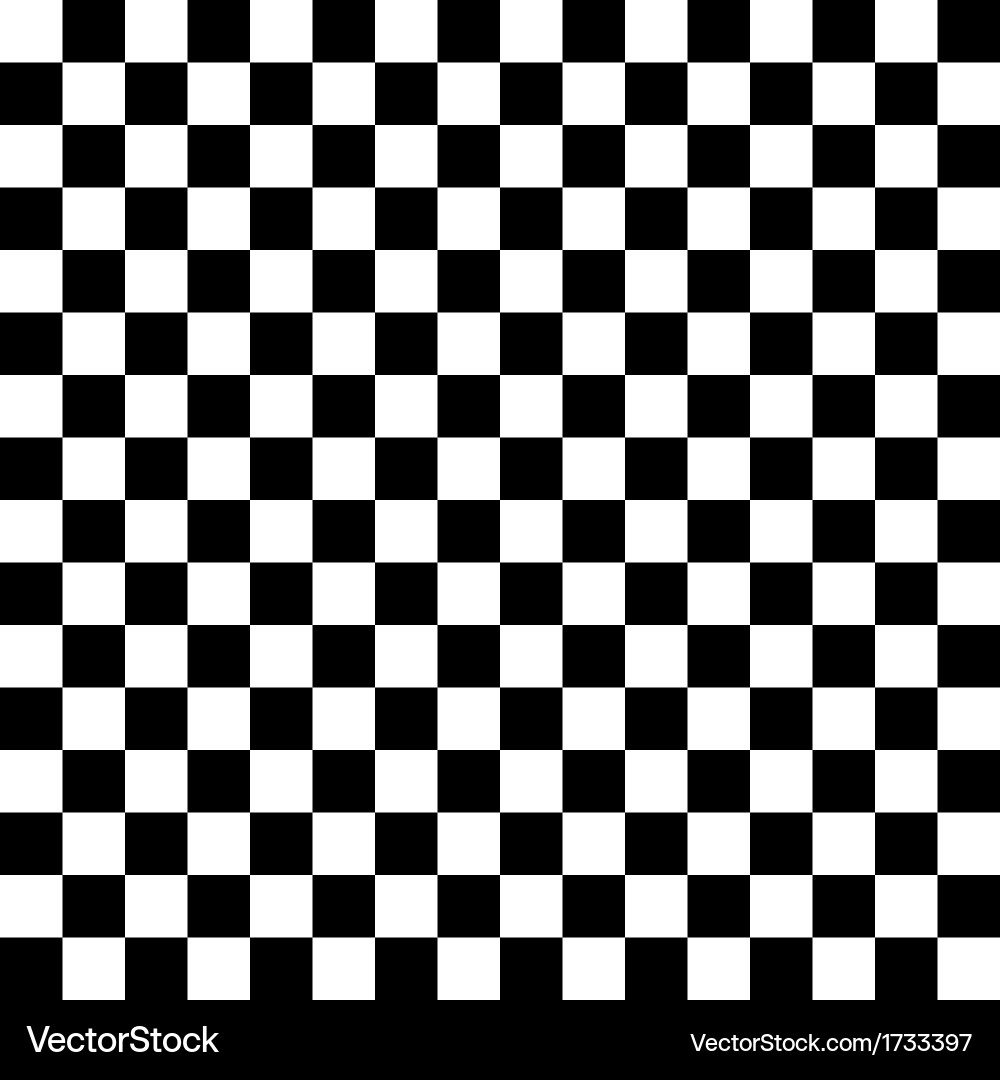Classic Chessboard Pattern vector image