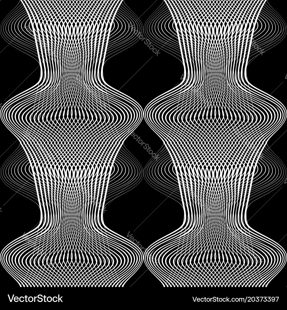 Design seamless monochrome pattern Vector Image