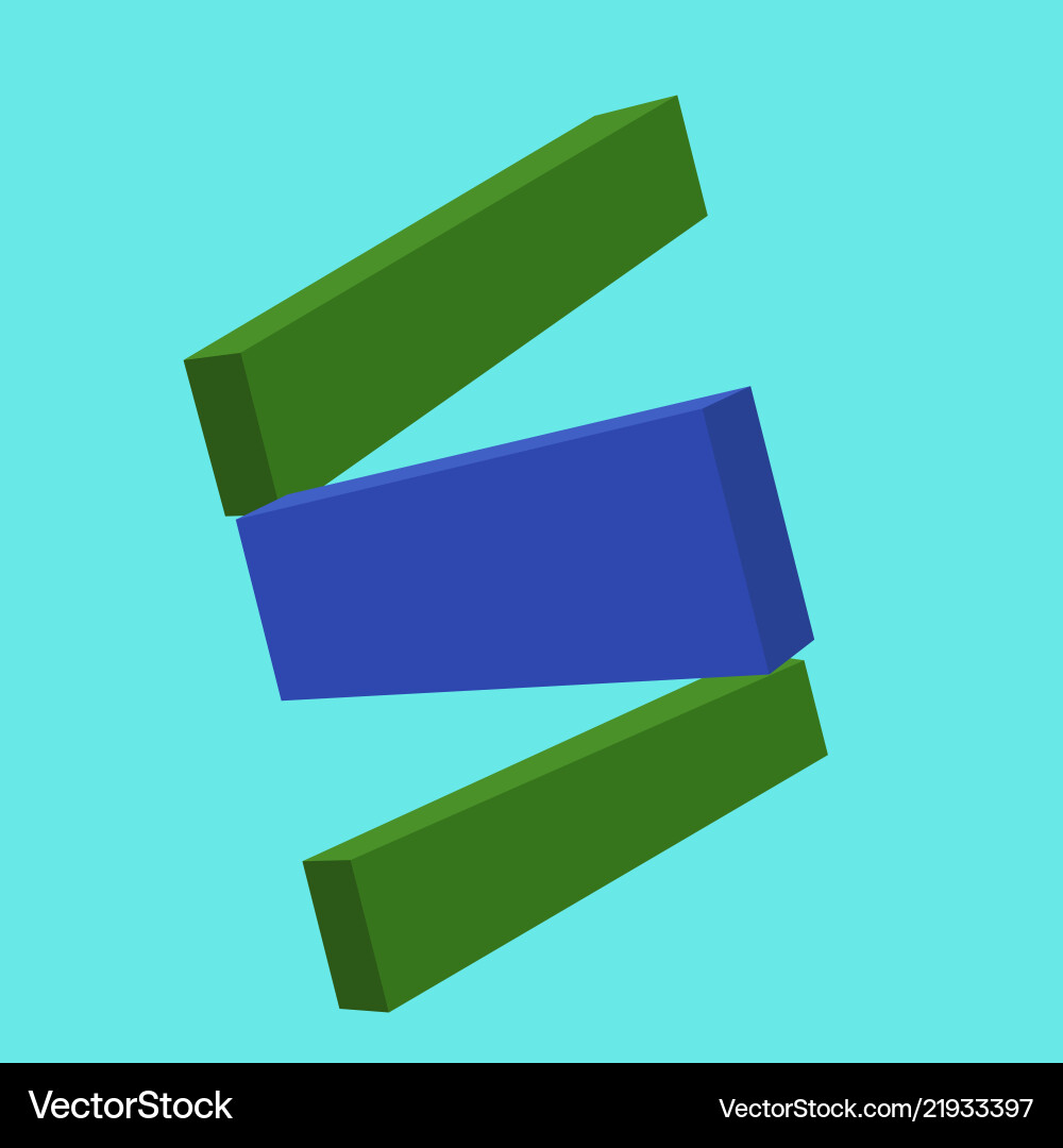 Flat design business empty Flat design business empty vector image
