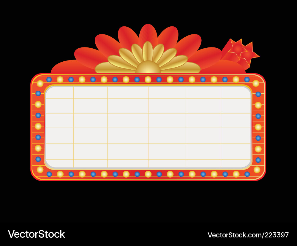 Neon Sign - Vegas Style vector image
