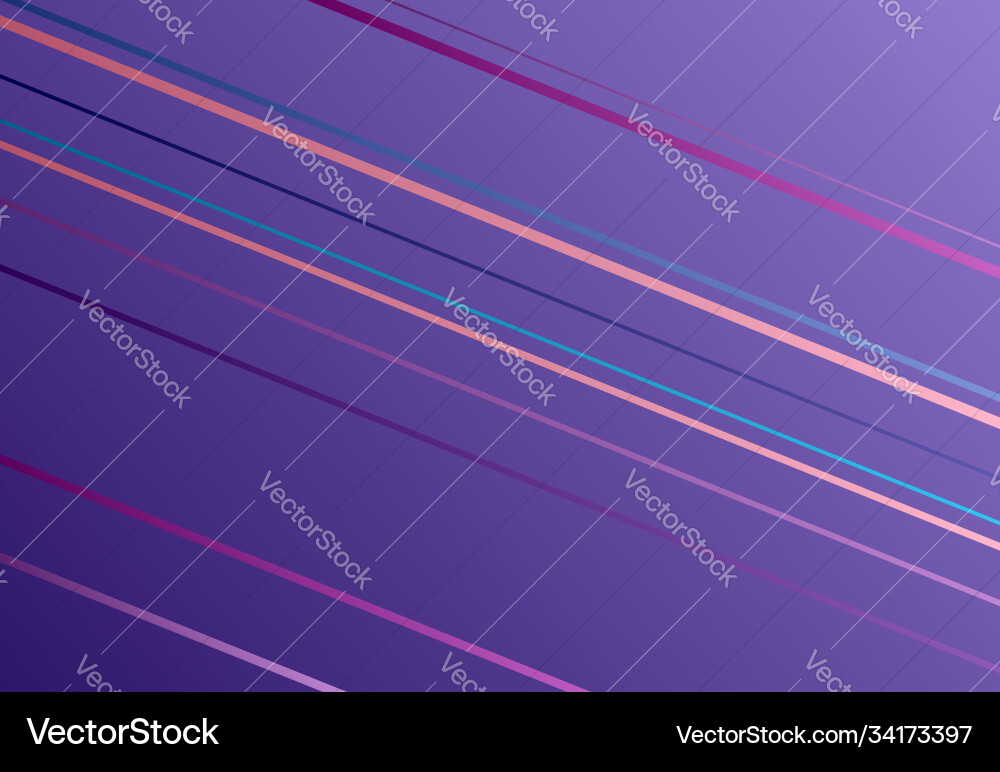 Random color lines Vector Image