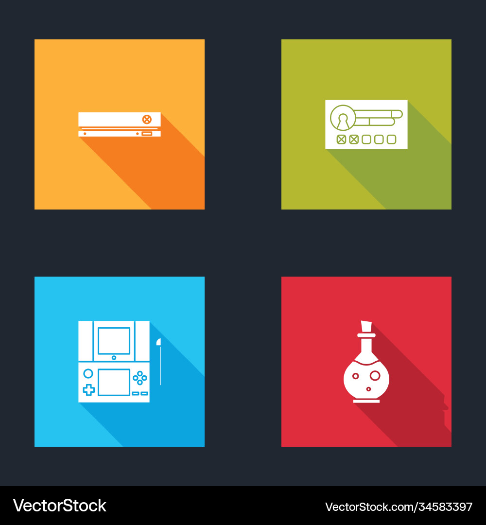 Set video game console create account screen Set video game console create account screen Vector Image