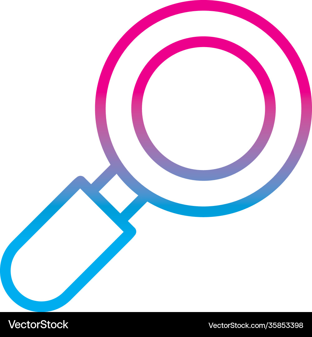 Lupe gradient style icon design Lupe gradient style icon design vector image