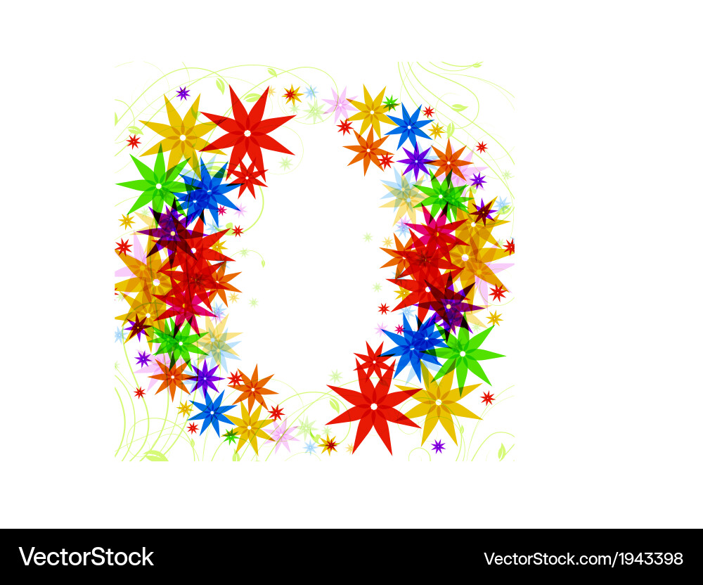 Spring background vector image